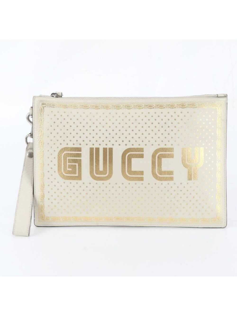 Gucci Sega Collaboration Guccy Leather Clutch Pouch Business